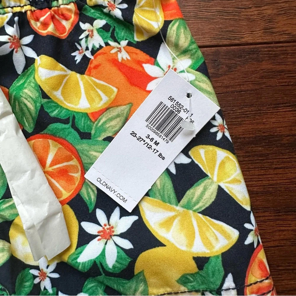 Set of TWO Old Navy Fruit Print Boys swim trunks - Picture 5 of 5